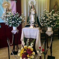 Visita de la Virgen del Rosario a los enfermos y al cementerio 2014