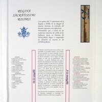 Exposición “REGINA SAGRATISSIMI ROSARII” (De lo tangible a lo intangible)  2014