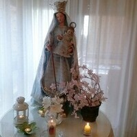 Visita de la Virgen del Rosario a los enfermos y al cementerio 2015