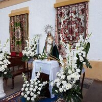 Visita de la Virgen del Rosario a los enfermos y al cementerio 2016