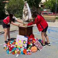 Mayo 2022, actos en el Santuario y visitas colegios y colectivos.